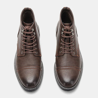 Edward™ | Vintage Cap-Toe Derby Boots