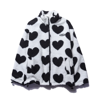 Mable | Double-Sided Heart Coat