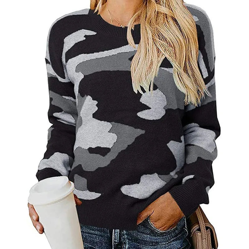 Edith™ | Leopard Camouflage Sweater