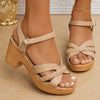 Braided Vegan Heels
