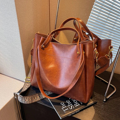 Bethany™ | Elegant Leather Bag with Dual Straps