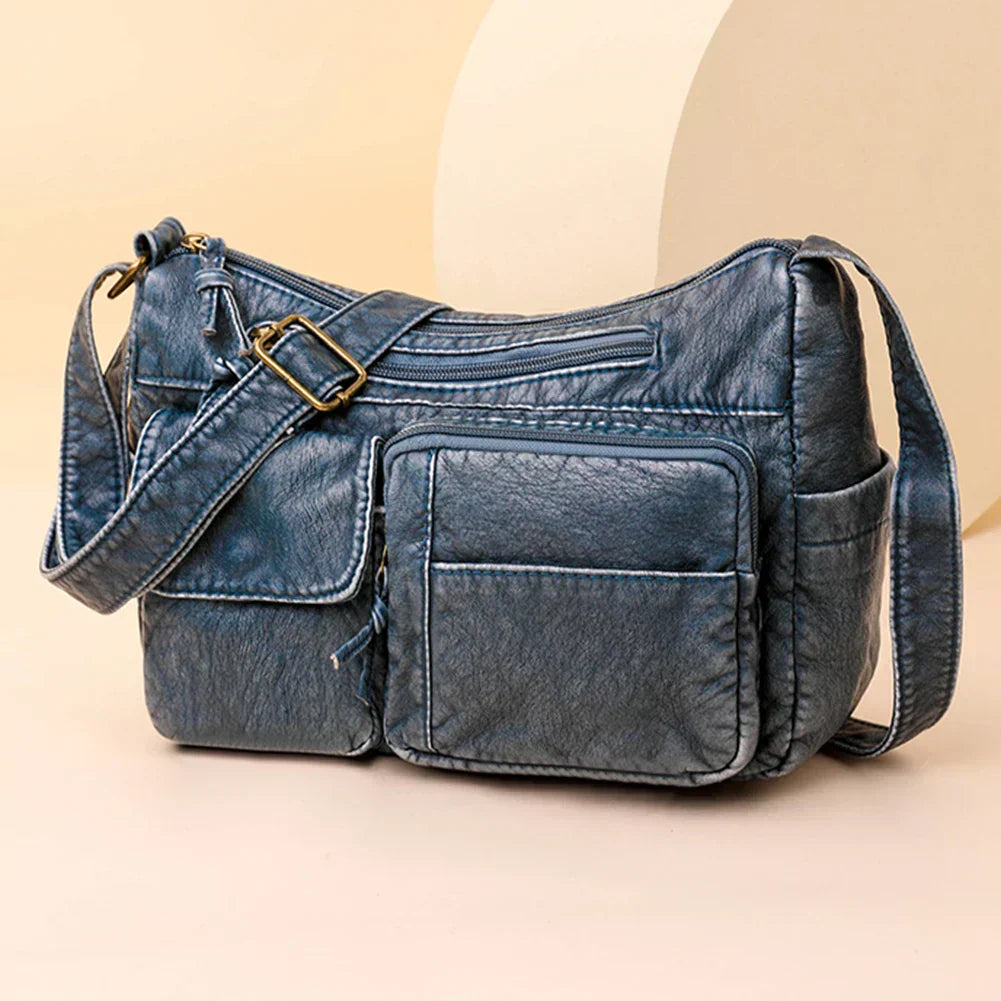 Emily | Vintage Shoulder Bag with Multiple Compartments