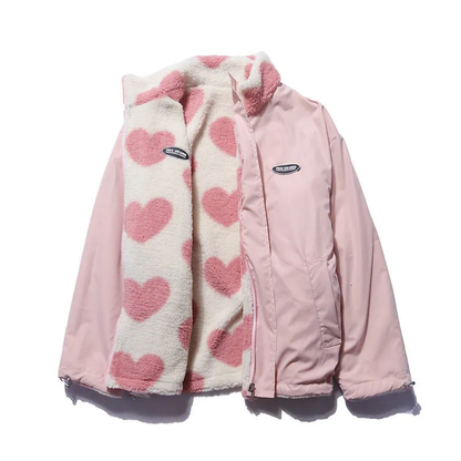 Mable | Double-Sided Heart Coat