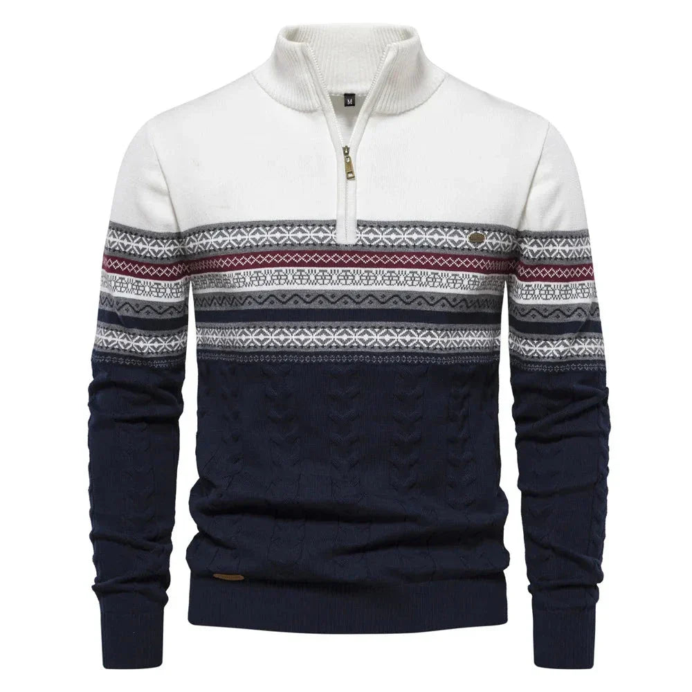 Justin™ | Nordic Half-Zip Sweater