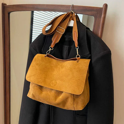 Chloe™ | Vintage Suede Shoulder Bag