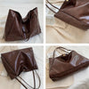 LISA | SPACIOUS BROWN TOTE
