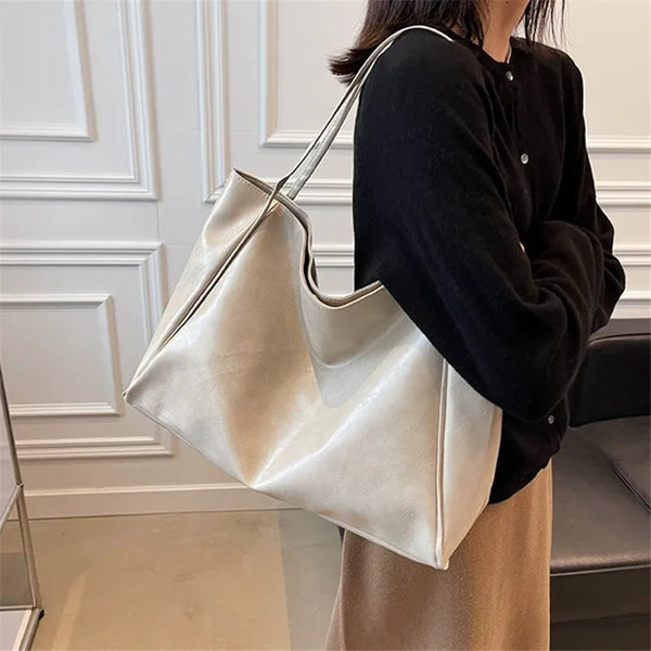 LISA | SPACIOUS BROWN TOTE