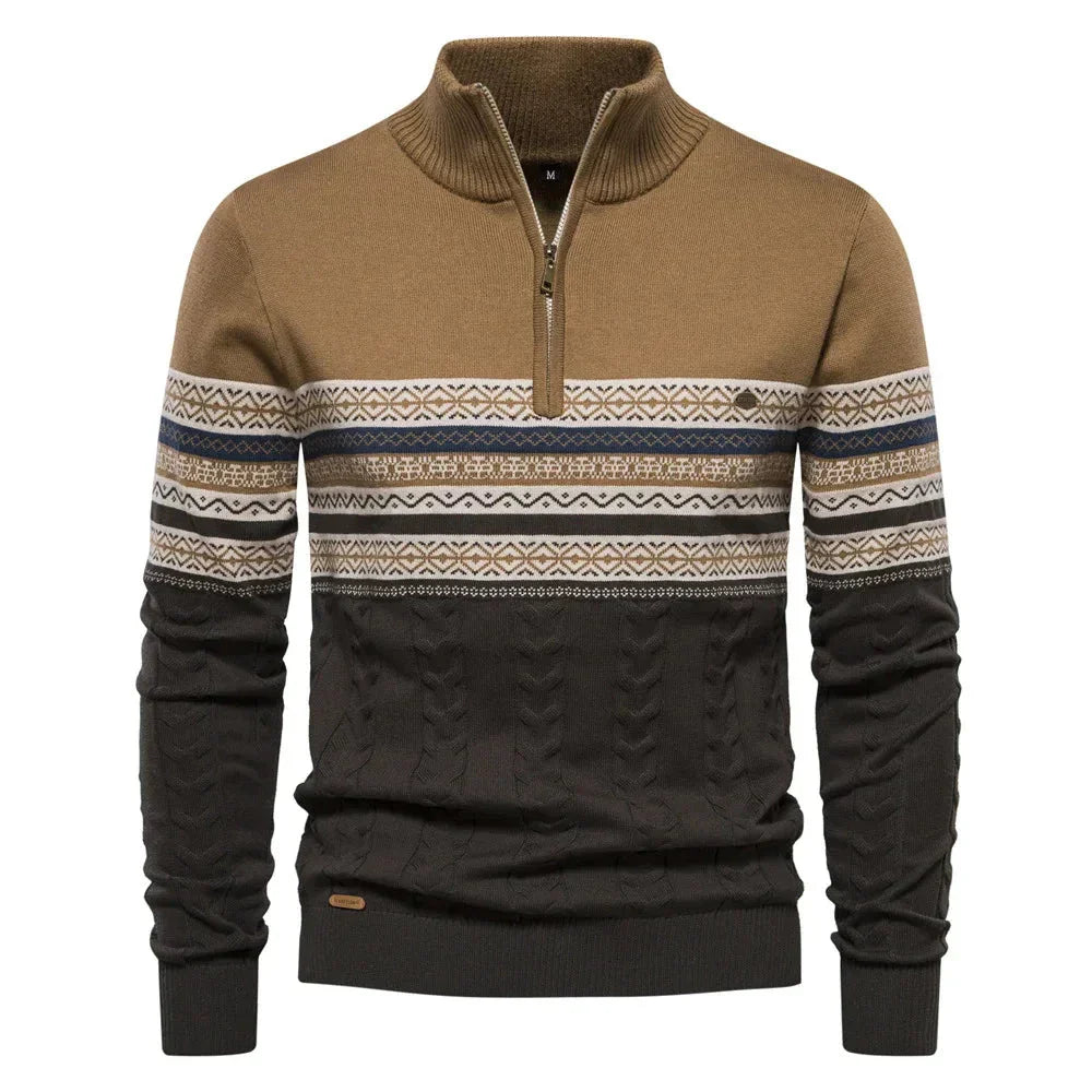 Justin™ | Nordic Half-Zip Sweater