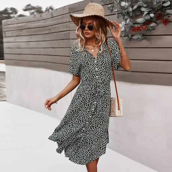 Deborah - Floral Midi Dress