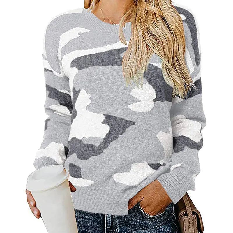 Edith™ | Leopard Camouflage Sweater