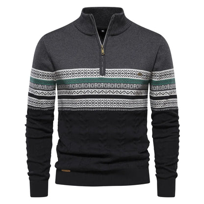 Justin™ | Nordic Half-Zip Sweater