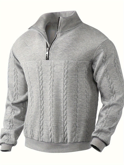 Remy™ | Vintage Men’s Sweater with Zipper