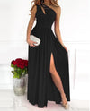 Luna | One-Shoulder Cutout Maxi Dress