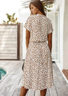 Amber - Printed V-Neck Dress