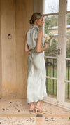 Solène High Waist Midi Dress