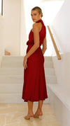 Solène High Waist Midi Dress