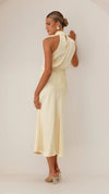 Solène High Waist Midi Dress