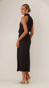 Solène High Waist Midi Dress