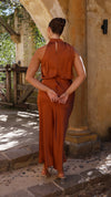 Solène High Waist Midi Dress