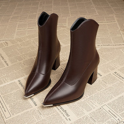 Caroline | Chrome Tip Boots