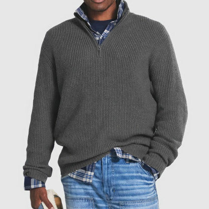 Darwin™ | Men's Knitted Zip Sweater