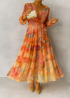 Rosalie Watercolour Wrap Dress