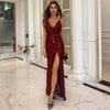 Selena | Sequin Split Maxi Dress