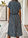 Amber - Printed V-Neck Dress