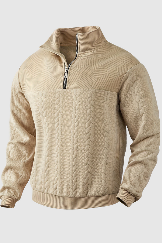 Remy™ | Vintage Men’s Sweater with Zipper