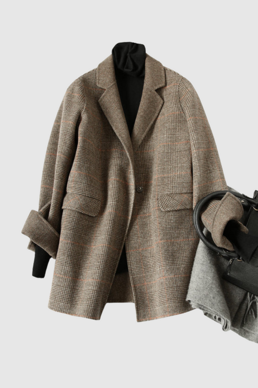 Vicky™ | Classic Plaid Coat for Winter