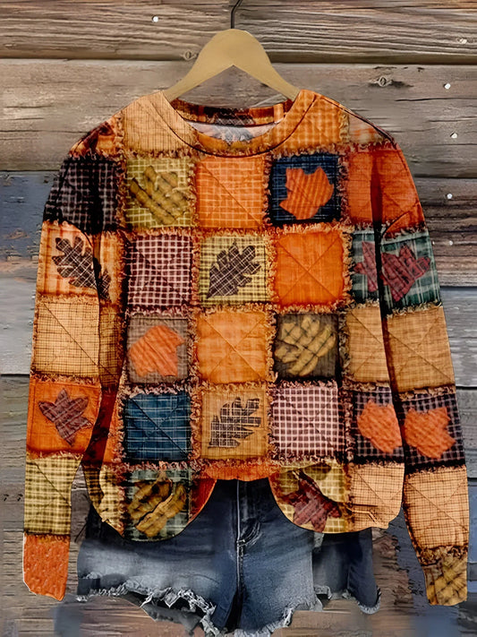 Livia | Cozy Patchwork Jumper