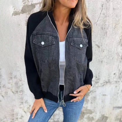 Lucy™ - Denim Zip-Up Jacket