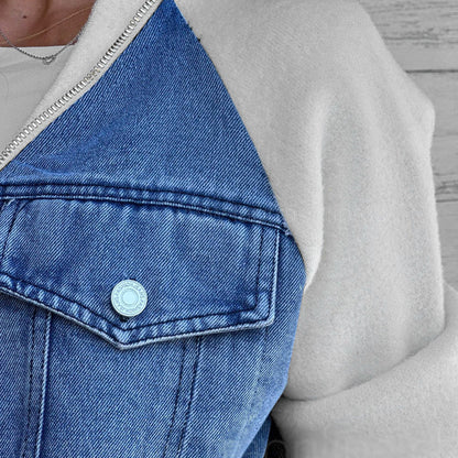 Lucy™ - Denim Zip-Up Jacket