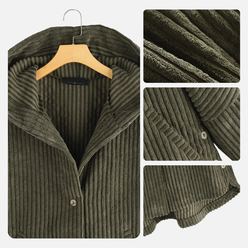 Darcy™ | Corduroy Hooded Coat