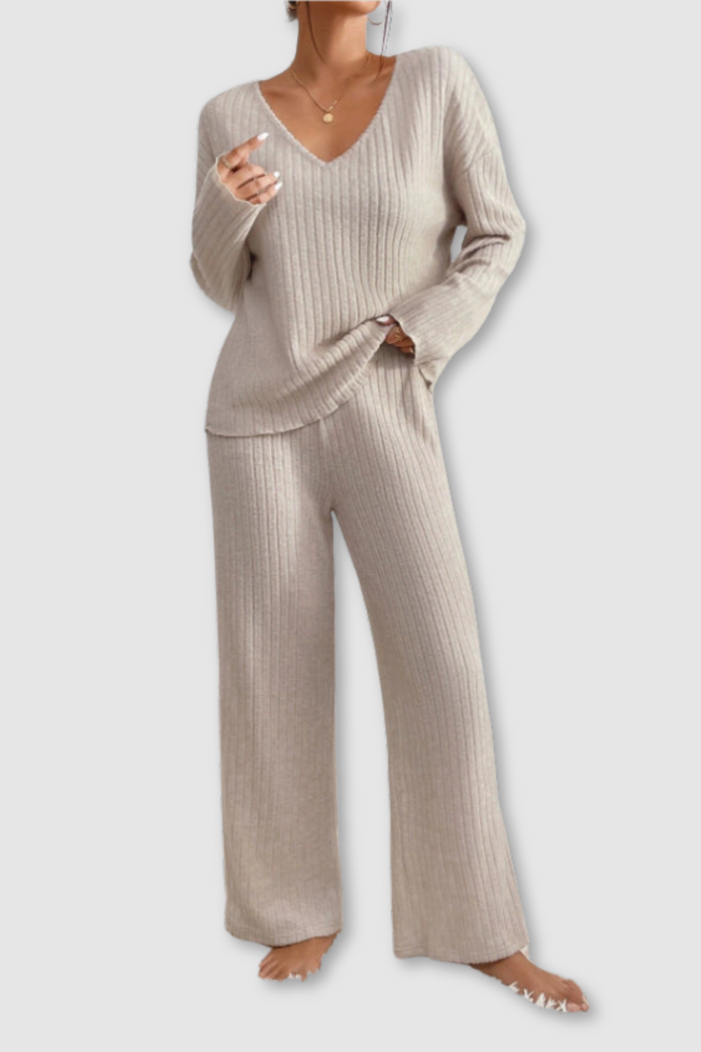 Kathy | Ribbed 2-Piece Set