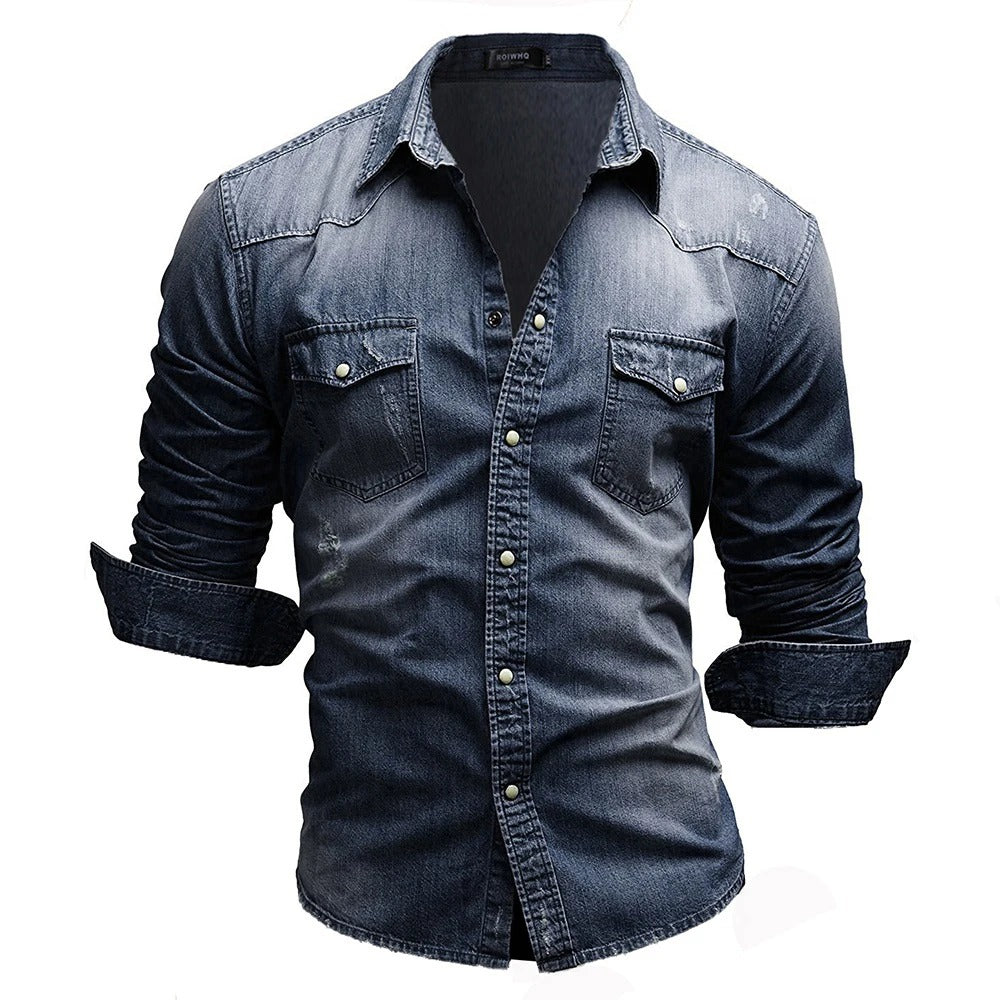 Dylan™ | Retro Denim shirt